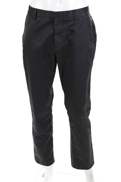 Bonobos Mens Tailored Slim Straight Flat Front Dress Pants Gray Size 33/30