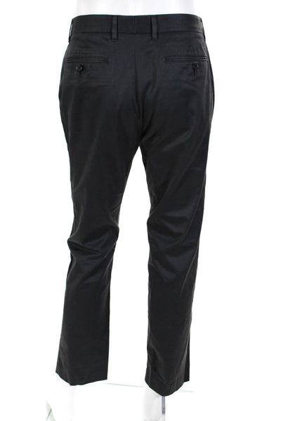 Bonobos Mens Tailored Slim Straight Flat Front Dress Pants Gray Size 33/30