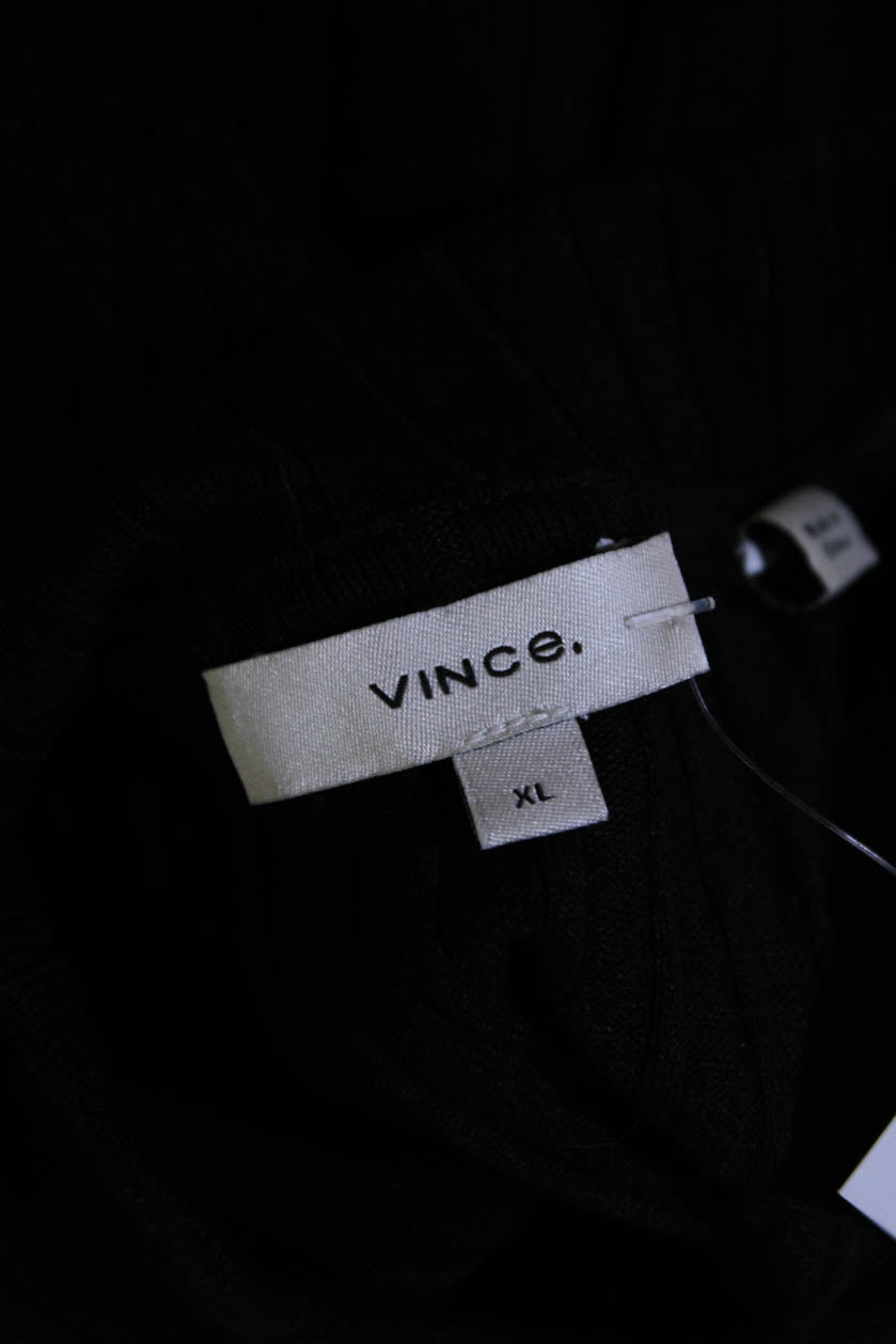 Vince Womens Sleeveless Rib Knit Pullover Tank Top Blouse Black Size X -  Shop Linda's Stuff