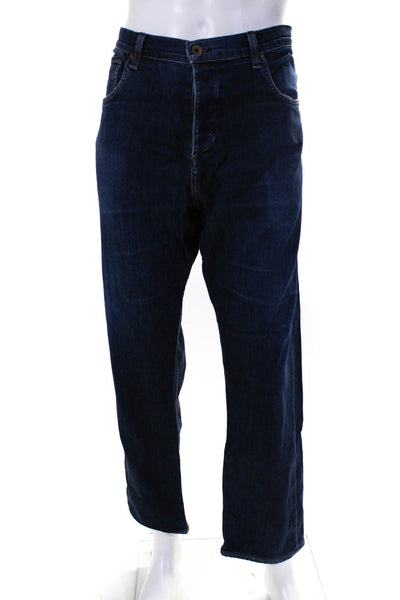 Rag & Bone Mens Button Fly Straight Leg Jeans Blue Denim Size 38