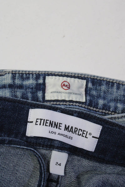 AG Adriano Goldschmied Etienne Marcel Women's Skinny Jeans Blue Size 24 Lot 2