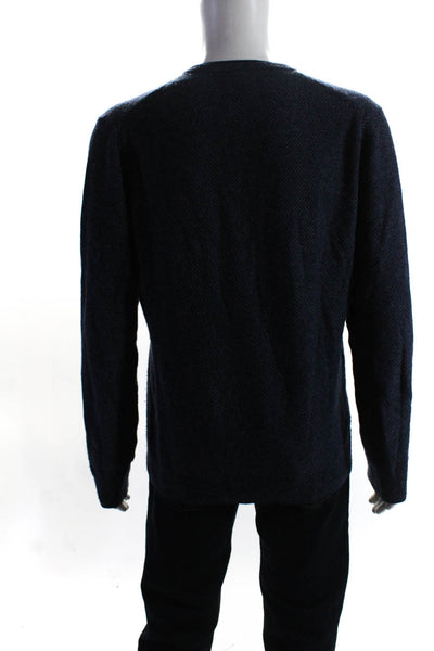 The Men's Store at Bloomingdale's Mens Long Sleeve Pullover Sweater Blue Size L