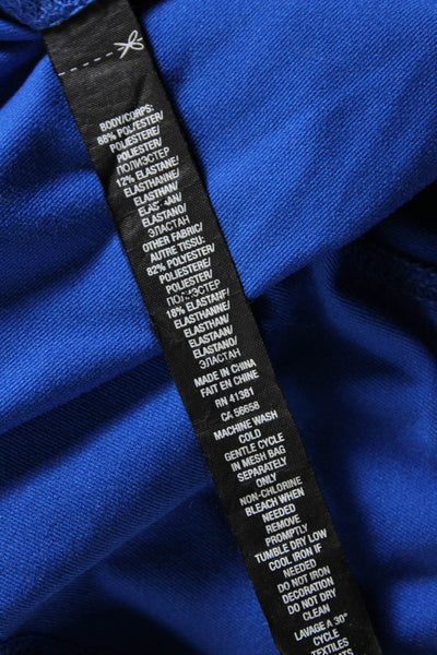 RLX Ralph Lauren Mens Colorblock Quarter Zip Jacket Blue Black Yellow Size XL