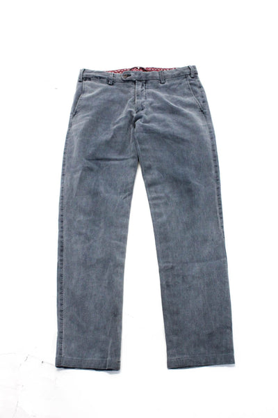 Suit Supply Mens Slim Leg Casual Pants Blue Cotton Size EUR 44