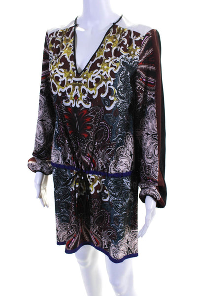 Clover Canyon Women's Long Drop Waist Mini Dress Multicolor Size S