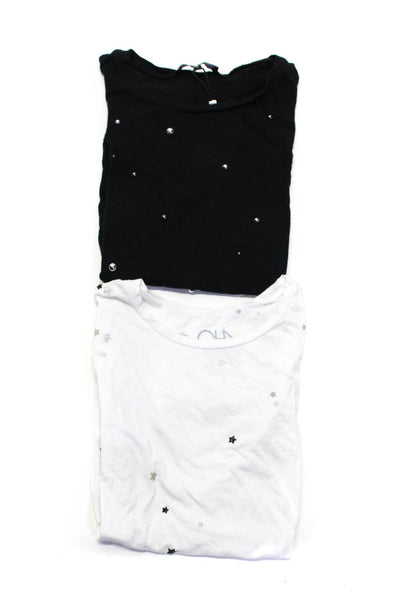 Chaser Generation Love Women's Star Print Short Sleeve T-shirt White S, Lot 2