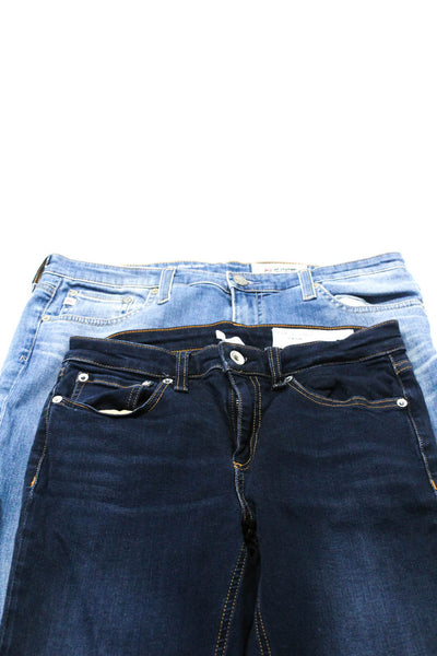 Rag & Bone Adriano Goldschmied Womens Prima Crop Skinny Jeans Size 25 31 Lot 2