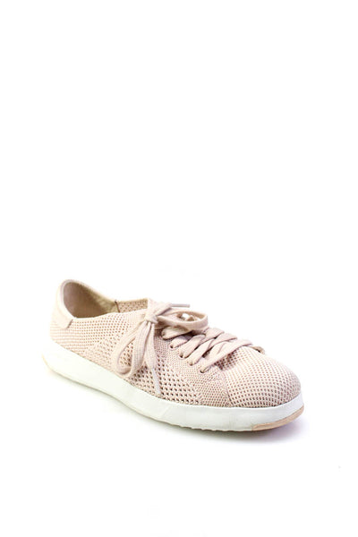 Cole Haan Grand.OS Womens Light Pink Low Top Lace Up Sneakers Shoes Size 5.5B