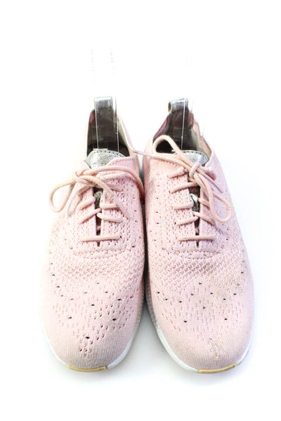Cole Haan Grand.OS Womens Pink Low Top Lace Up Sneaker Shoes Size 5.5B