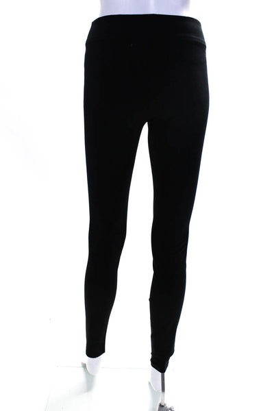 Helmut Lang Womens Elastic Waist Low-Rise Pull On Ankle Leggings Black Size S