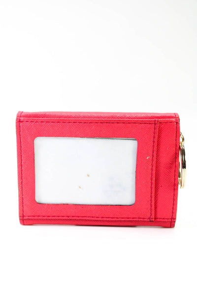 Kate Spade Women's Snap Closure Bi Fold Cardholder Wallet Red Size S