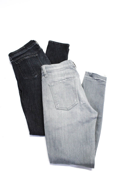 Rag & Bone CURRENT/ELLIOT Womens Low Rise Skinny Jeans Black Size 27 Lot 2
