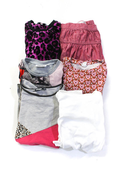 Zara Molo Boboya Girls Animal Graphic Tops Skirts Dresses Pink Size 10 L Lot 6