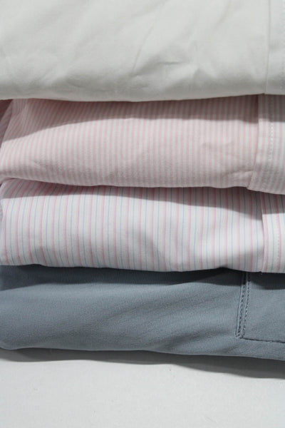 Brooks Brothers Tommy Hilfiger Button-Down Dress Shirts Pink Size M L 15.5 Lot 4