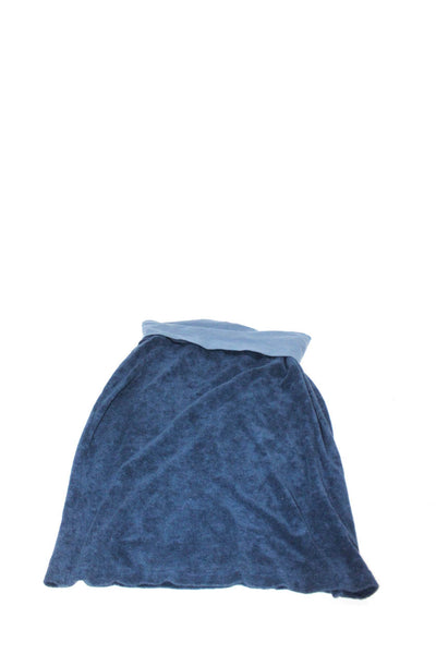 Hard Tail Womens Textured Turtleneck Poncho Jackets Blue Size XS M L Lot 3