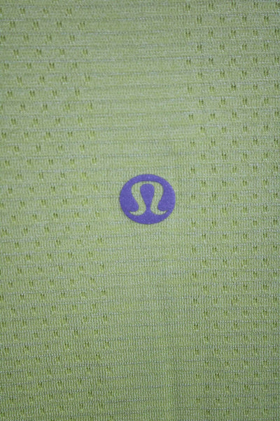 Lululemon Womens Striped Crew Neck Muscle Tee Tank Top Chartreuse Size -  Shop Linda's Stuff