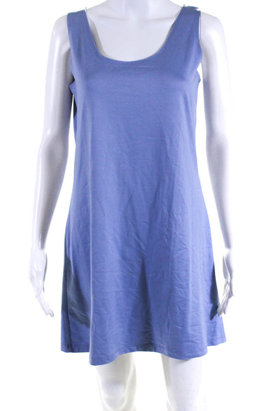 La Ligne Womens Sleeveless Body Con Mini Dress Sky Blue Size Large