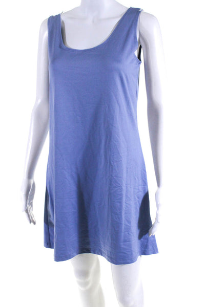 La Ligne Womens Sleeveless Body Con Mini Dress Sky Blue Size Large