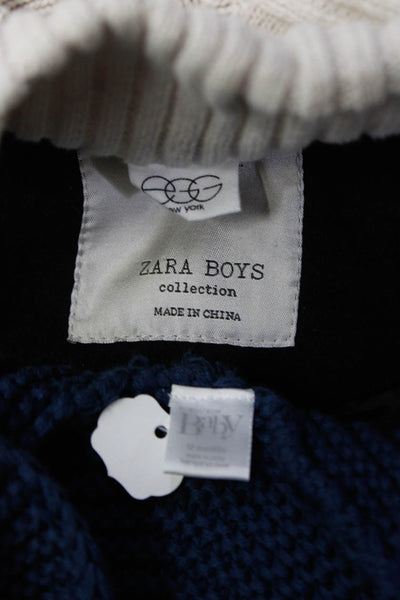 Zara Egg New York Nordstrom Baby Boys Black Long Sleeve Coat Size 6 3 lot 3