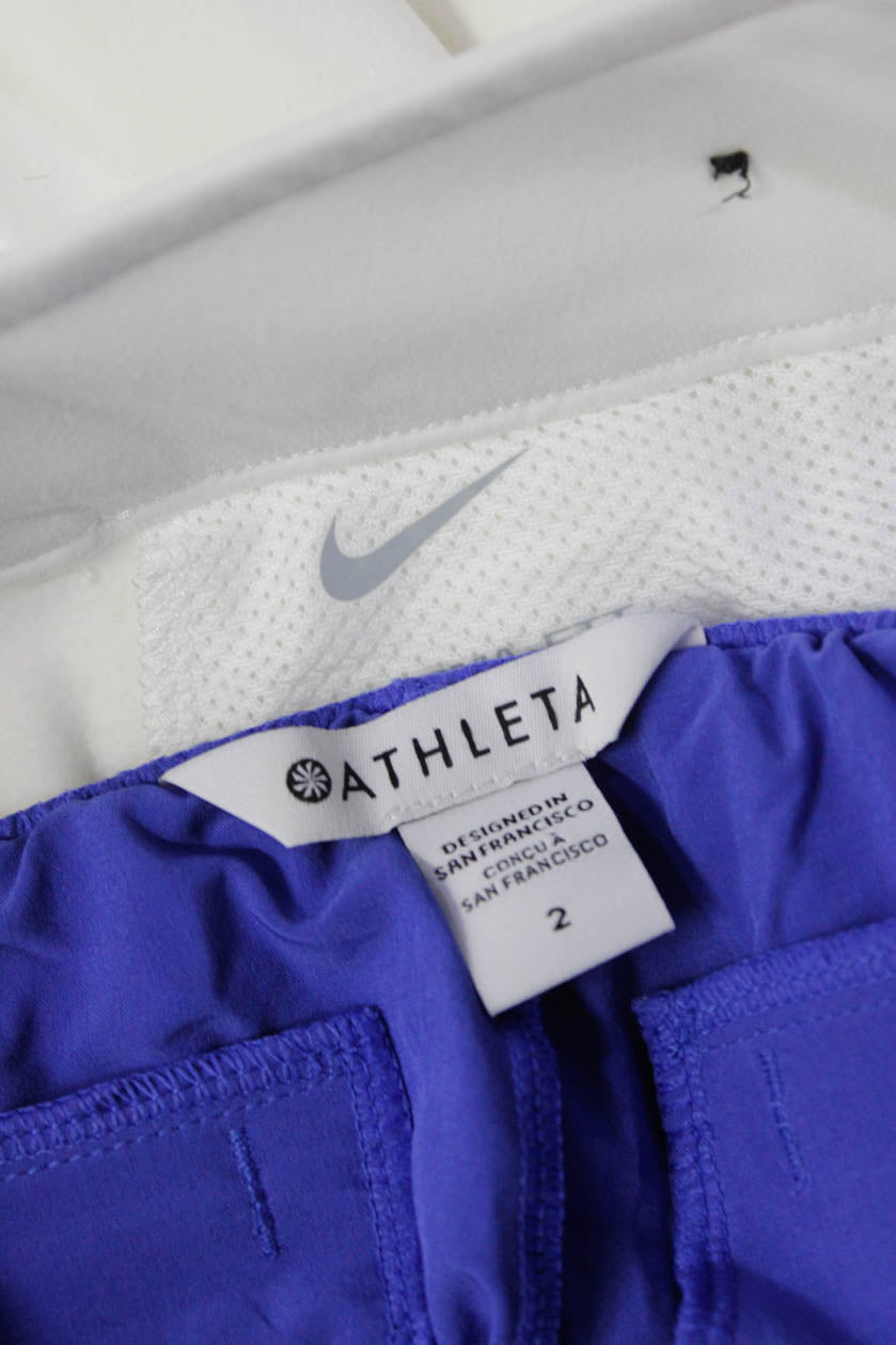 Athleta Nike Womens Athletic Pants Blue Size 2 S Lot 2 - Shop