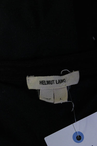 Helmut Lang Women's Round Neck Sleeveless Tank Top Blue Size L