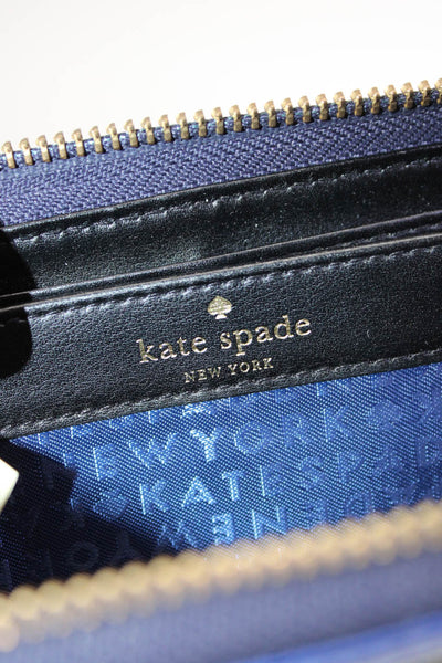 Kate Spade New York Women's Coated Striped Zip Wallet Multicolor