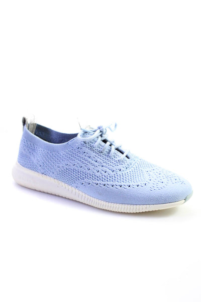 Zero Grand Cole Haan Womens Light Blue Low Top Sneakers Shoes Size 5.5B