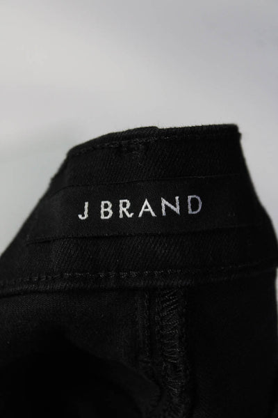 J Brand Women's Ankle Length High Rise Skinny Jeans Black Size 27