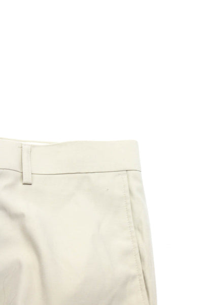 Tailorbyrd Men's Flat Front Hook Closure Straight Leg Dress Pant Khaki Size 36