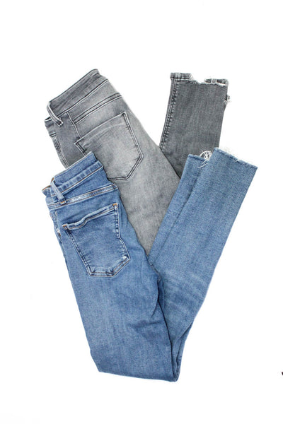 Agolde Zara Basic 1975 Denim Womens Jeans Blue Black Size 24 2 Lot 2