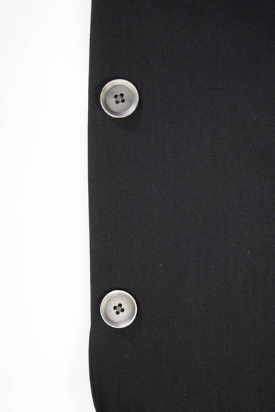 Calvin Klein Men's Two Button Fully Lined Wool Blazer Jacket Black Size 40R