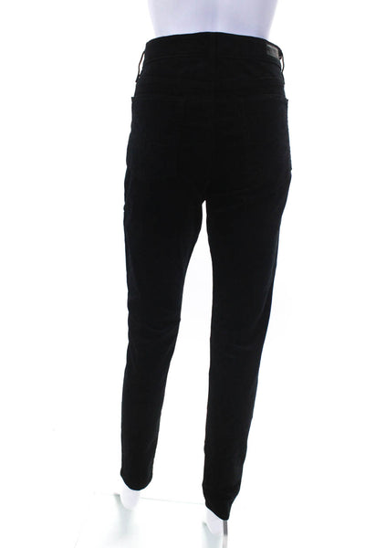Adriano Goldschmied Womens The Farrah High-Rise Skinny Ankle Jeans Black Size 30