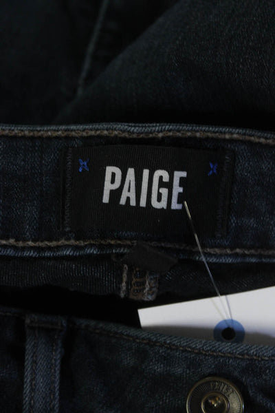 Paige Women's Midrise Medium Wash Five Pockets Skinny Denim Pant Size 26