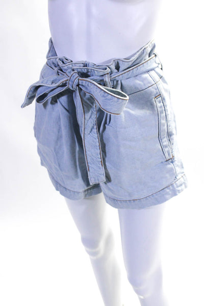 DL1961 Women's Paperbag Waist High Rise Light Wash Denim Jeans Blue Size 23