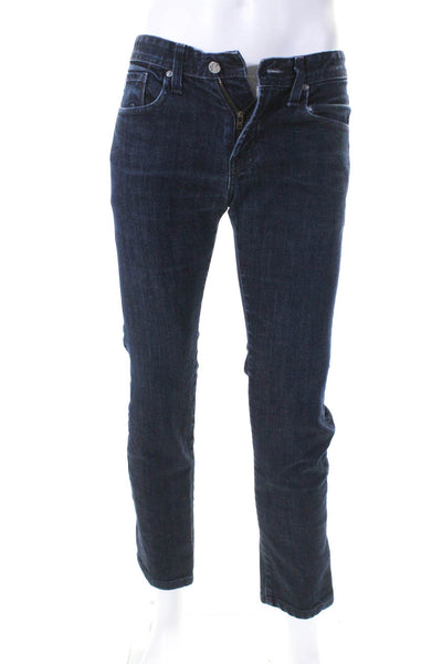 AG Adriano Goldschmied Mens Matchbox Slim Straight Jeans Blue Denim Size 29