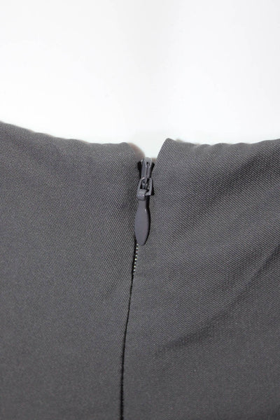 Theory Women's Zip Closure Skinny Work Pant Gray Size 0