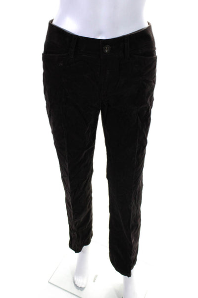 Theory Womens Cotton Stretch Pull On Tapered Leg Pants Trousers Black -  Shop Linda's Stuff