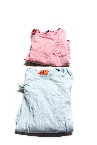Velvet Women's Crewneck Long Sleeves T-Shirt Pink Size S