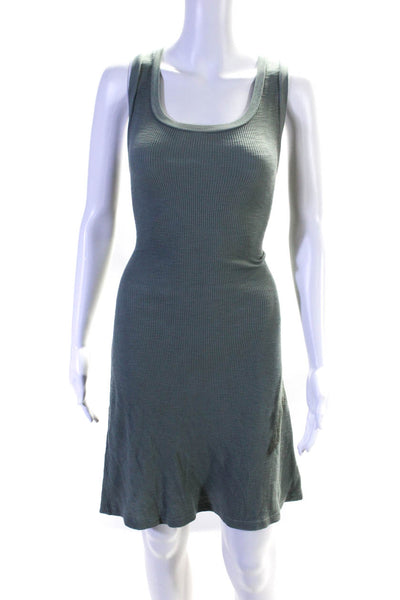 Christina Lehr Womens Sleeveless Pullover Knee Length Tank Dress Green Size 1