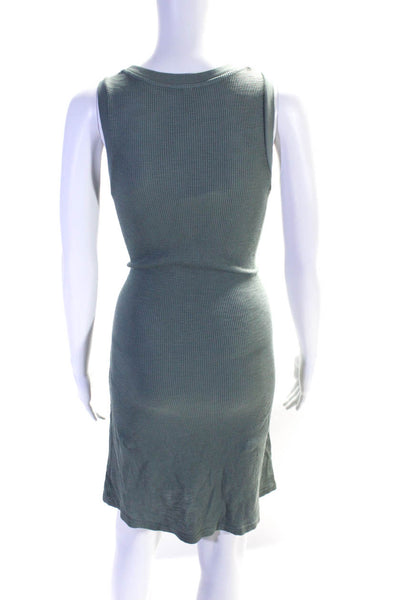 Christina Lehr Womens Sleeveless Pullover Knee Length Tank Dress Green Size 1