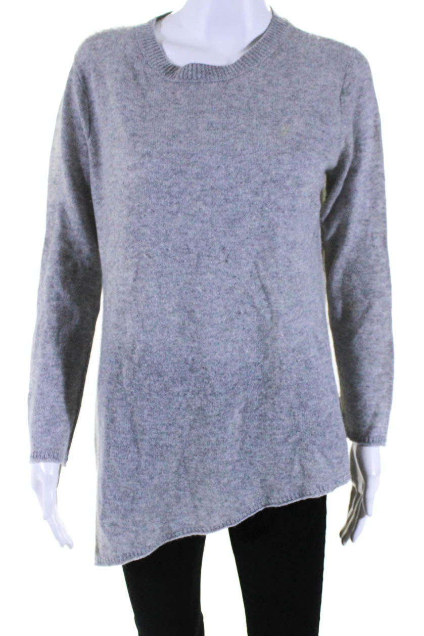 Magaschoni Womens Cashmere Crew Neck Pullover Sweater Gray Size Small -  Shop Linda's Stuff