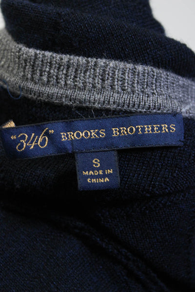 346 Brooks Brothers Women's Button Down Wool Cardigan Navy Size S