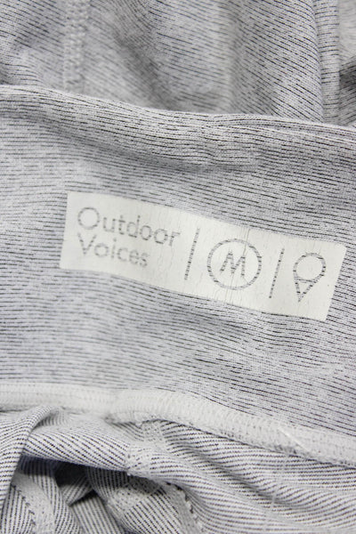 Outdoor Voices Women's Mid Rise Ankle Leggings Gray Size M