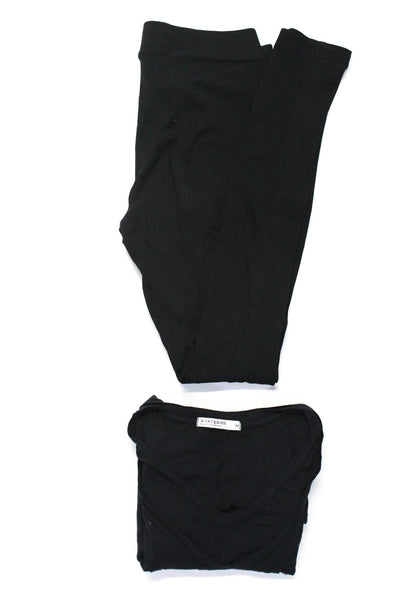 Vince Stateside Womens Leggings Pants Long Sleeve Tee Shirt Size Medium Lot 2