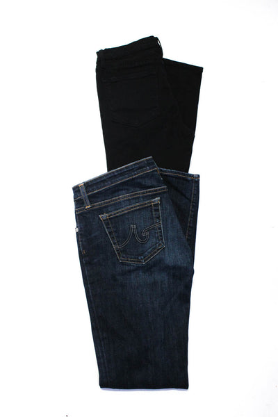 Frame Denim   Womens Denim Skinny Jeans Black Size 28 Lot 2