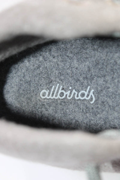 Allbirds Womens Merino Wool Knit High-Top Mizzle Sneakers Heather Gray Size 7US
