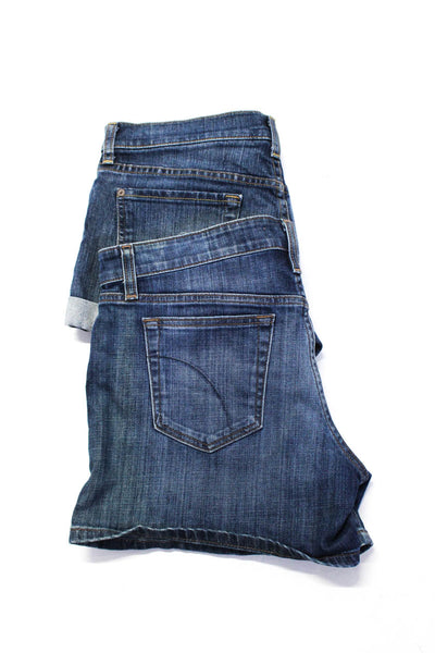 7 For All Mankind Joe's Womens Denim Mid-Rise Low-Rise Shorts Blue Size 29 Lot 2