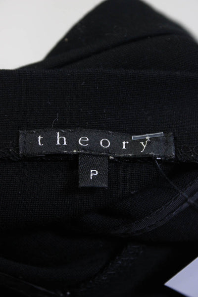 Theory Womens Jersey Knit Two Pocket Sleeveless Mini Tank Dress Black Size PP