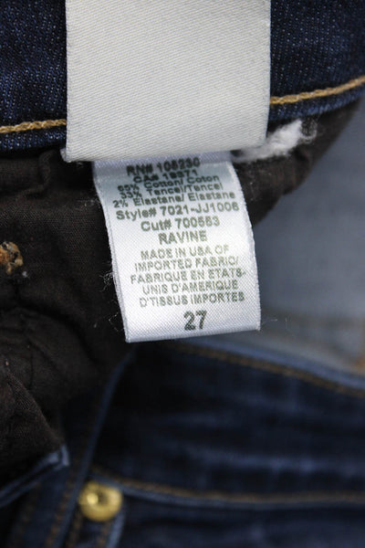 Joie Jeans McGuire Women's Zip Fly Skinny Jeans Blue Size 27 Lot 2