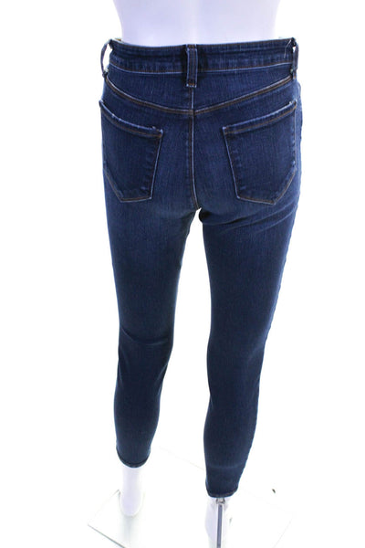 L'Agence Womens Margot High Rise Ankle Skinny Jeans Tuscan Blue Denim Size 26